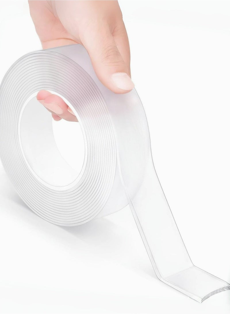 KUTONTECH Heavy-Duty Double-Sided Nano Tape, 5M Waterproof Strong Adhesive Mounting Tape for Indoor & Outdoor Use, Nano Gel Sticky Tape for Walls, Carpets, Rugs, Car, Home & Office. - Image 1